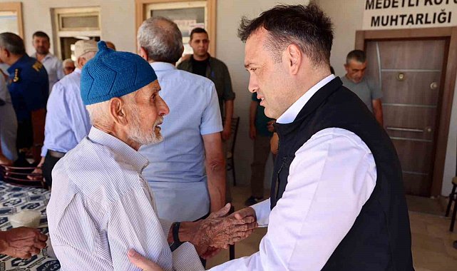 Kontrol altına alına yangın sonrası alevlerden etkilenen köylere ziyaret