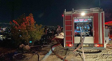 Konya'da havai fişek atarak yangına sebep olan 3 şahıs gözaltına alındı