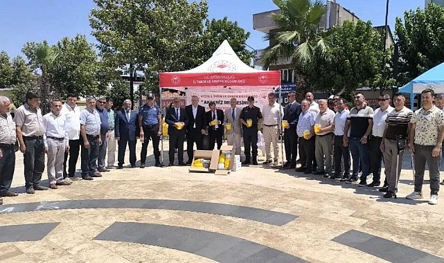 Köşk'te Akdeniz Meyve Sineği Tuzağı dağıtım töreni yapıldı