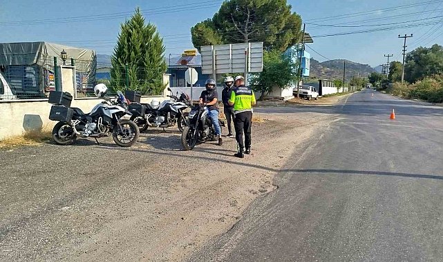 Köşk'te kurallara uymayan 6 sürücüye para cezası