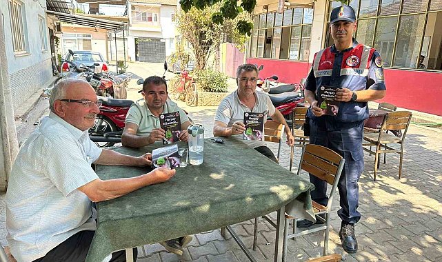 Köşk'te vatandaşlar yangınlara karşı uyarıldı