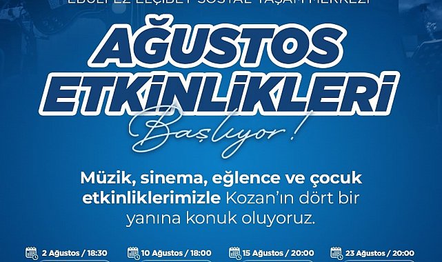 Kozan'da yayla şenlikleri başlıyor