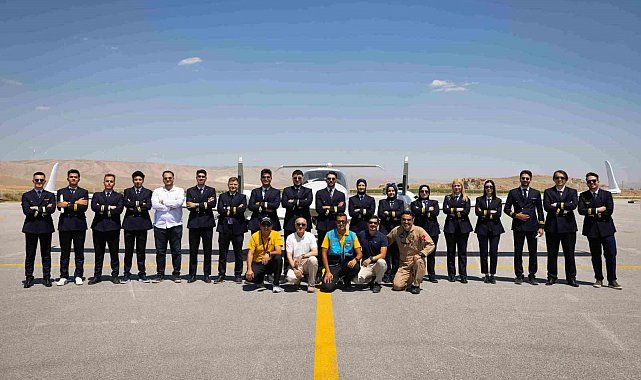 KTO Karatay Üniversitesi Havacılık Eğitim Kampüsünde "Gurur Günü: Kaptanlık Yoluna İlk Adım Töreni" gerçekleşti