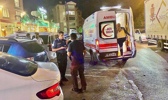 Kulu'da iki otomobil kırmızı ışıkta çarpıştı: 1 yaralı