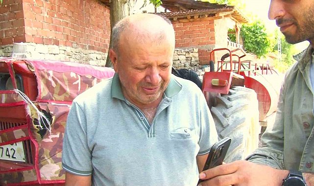 Lastiği patlak traktörüyle yangına su taşıyan çiftçi İHA'ya konuştu: