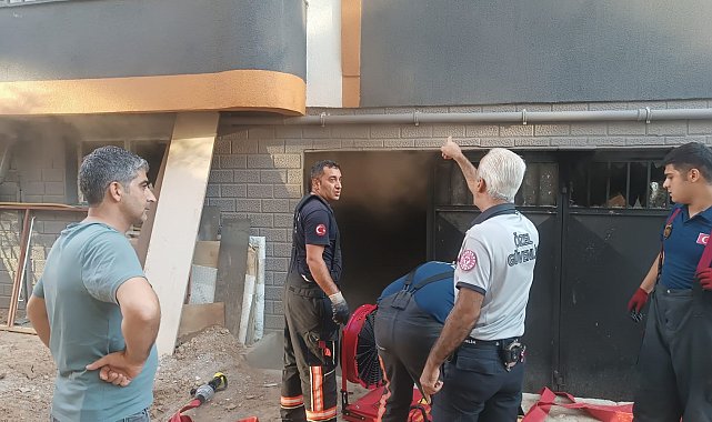 Malatya'da depo yangını