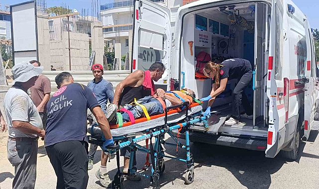 Manavgat'ta iş kazası: 2 yaralı