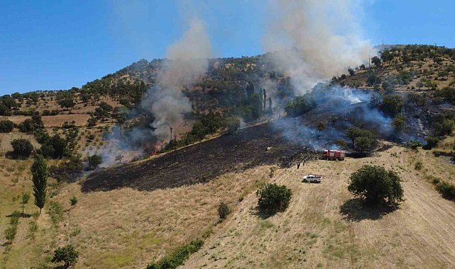 Manisa Demirci'deki orman yangını söndürüldü