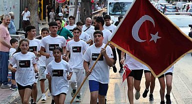 Manisa'da '15 Temmuz Sancak Koşusu' yapıldı