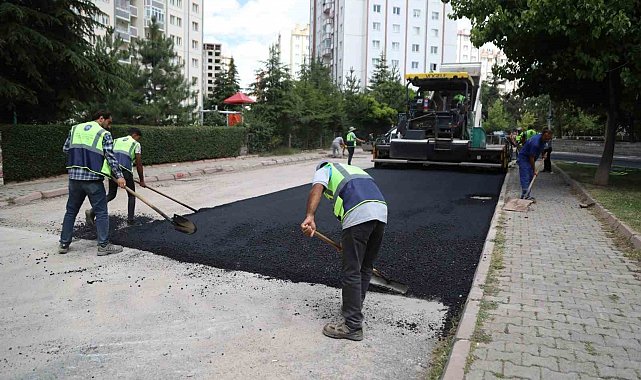 Melikgazi'den İldem'in ulaşımını rahatlatacak asfalt çalışması