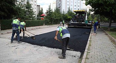 Melikgazi'den İldem'in ulaşımını rahatlatacak asfalt çalışması