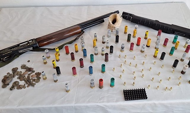 Mersin'de 84 parça tarihi eser ele geçirildi