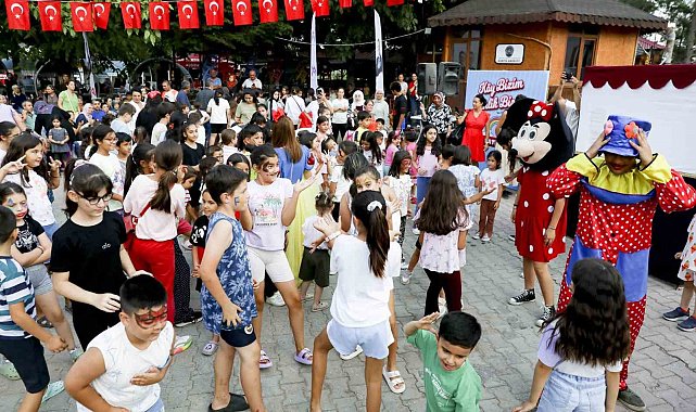 Mersin'de çocuklar 'Köy Bizim, Şenlik Bizim' etkinliğiyle doyasıya eğlendi