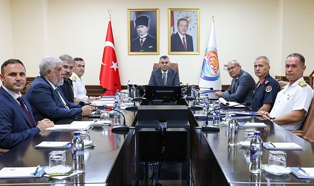 Mersin'de Güvenlik ve Asayiş Değerlendirme Toplantısı yapıldı