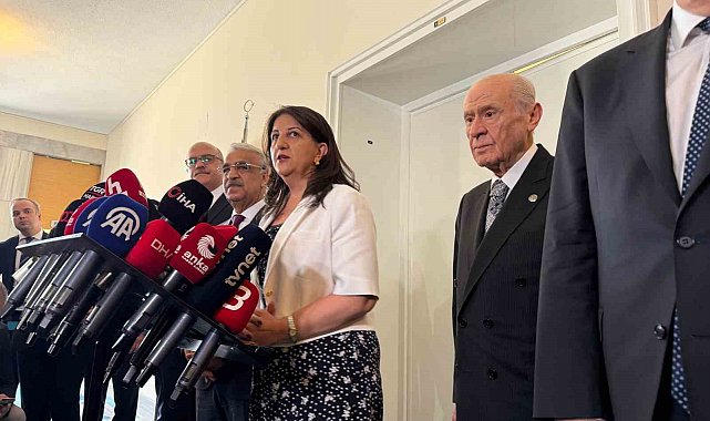 MHP lideri Bahçeli, DEM Parti heyetiyle görüştü
