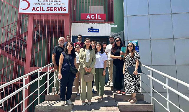 Mihalıççık'taki sağlık tesislerine kapsamlı ziyaret
