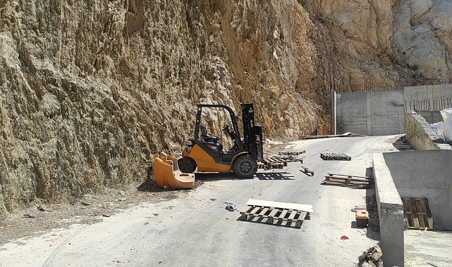 Milas OSB'de forklift kazası