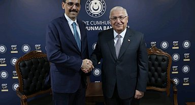 Milli Savunma Bakanı Yaşar Güler ile Milli İstihbarat Teşkilatı Başkanı İbrahim Kalın görüştü