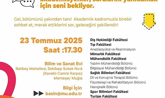MSKÜ'den Bilim ve Sanat Evi'nde 'Bilinçli tercih rehberliği' etkinliği
