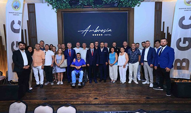 Muğla Valisi İdris Akbıyık, Bodrum Gazeteciler Cemiyeti'yle buluştu