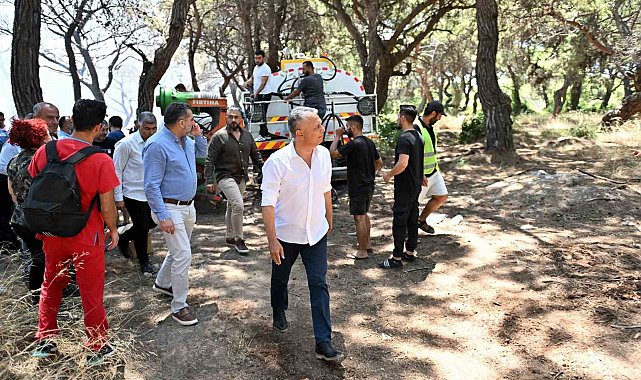 Muratpaşa, 19 araçla yangına müdahale etti