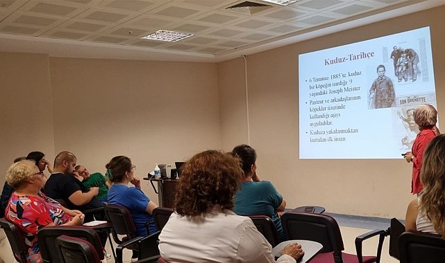 Nazilli Devlet Hastanesi'nde sağlık çalışanlarına 'Kuduz' eğitimi