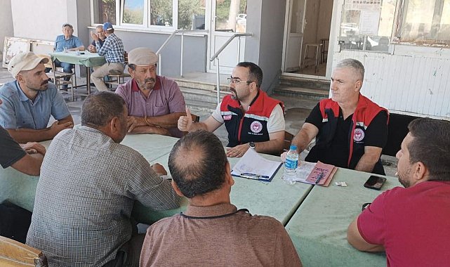 Nazilli'de çiftçilere hayvan hastalıkları ve süt hijyeni eğitimi
