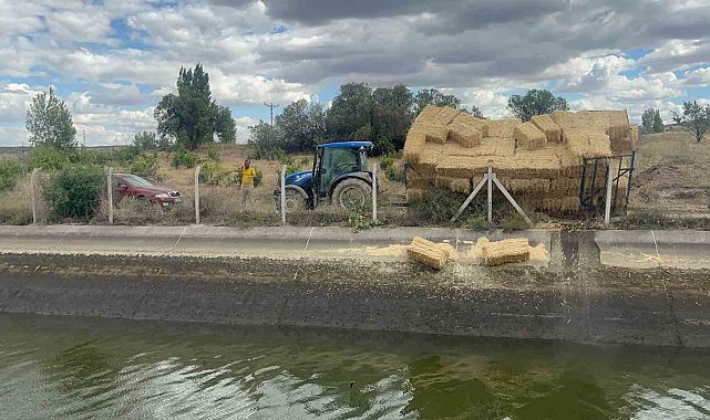 Nevşehir'de 4 kişi römorktan sulama kanalına düştü: 1 kişi kayıp