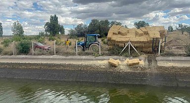 Nevşehir'de 4 kişi römorktan sulama kanalına düştü: 1 kişi kayıp