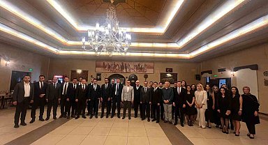 Nevşehir'de hakim ve savcılar veda yemeğinde bir araya geldi