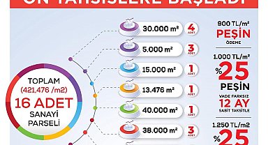 Niğde 2. Organize Sanayi Bölgesi'nde 16 parsel için ön tahsis süreci başladı