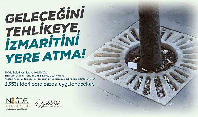 Niğde'de yere çöp atanlar cezalandırılacak