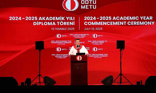 ODTÜ Rektörü Prof. Dr. Yozgatlıgil: "Dünyada bir ODTÜ mezunu, izini projelerle, fikirlerle ve bir insana dokunarak bırakır"