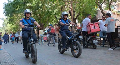 Odunpazarı Belediyesi zabıta ekiplerine 7 elektrikli bisiklet