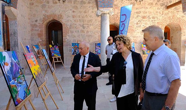 Öğrencilerin özgün çalışmaları Gökmedrese'de sergileniyor