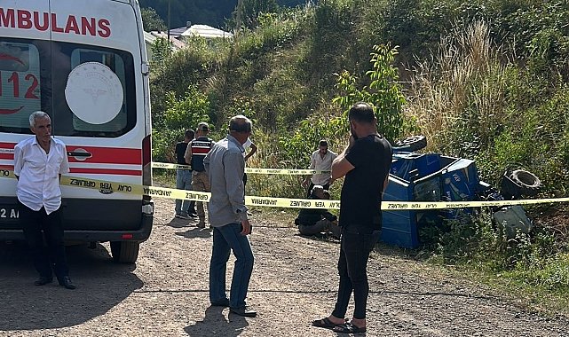 Ordu'da patpat kazası: 1 kişi hayatını kaybetti