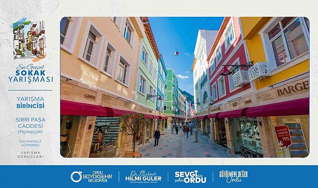 Ordu'nun en güzel mahalleleri, sokak ve balkonları belli oldu