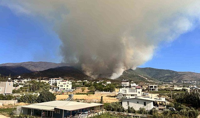 Orman yangınına müdahale 22. saatte devam ediyor