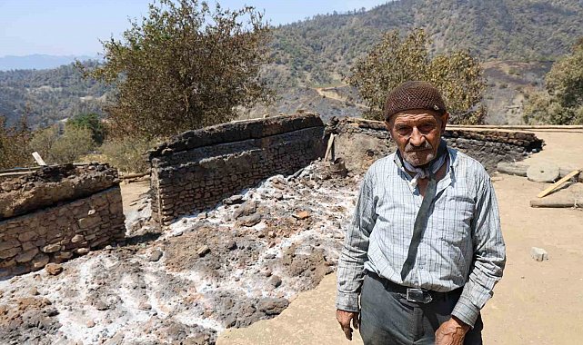 Orman yangınında evi yanan vatandaş: "Evimi görünce içim parça parça oldu"