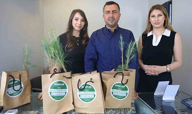 Orman yangınlarında zarar gören alanlar için Güneyler Kuyumculuktan örnek davranış