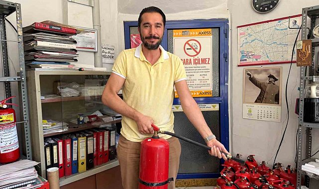 Orman yangınlarından sonra yangın tüplerine talep arttı