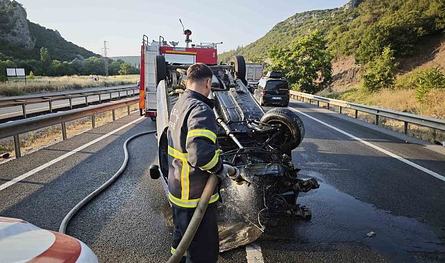 Osmangazi Tüneli çıkışında trafik kazası: 4 yaralı