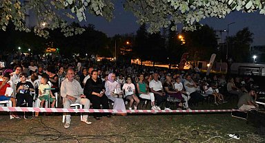 Osmangazi'de çocuklar açık hava sinemasında buluştu