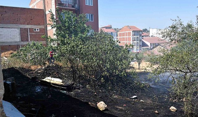 Ot yangını kısa sürede kontrol altına alındı