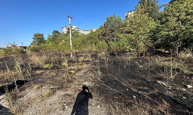 Ot yangınında facianın eşiğinden dönüldü