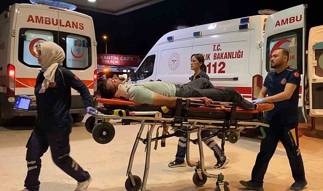 Otomobil ile çarpışan motosikletin sürücüsü ağır yaralandı