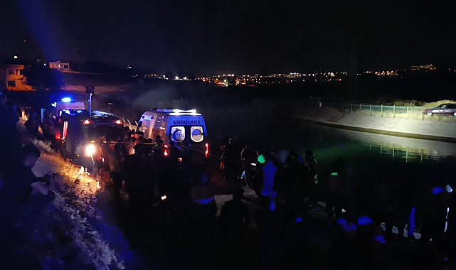 Otomobil sulama kanalına düştü: Baba ve oğlu hayatını kaybetti