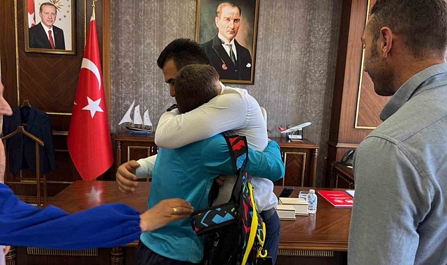 Özel sporcu minik Miraç, Rize'ye Türkiye 3.'lüğü getirdi