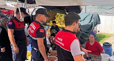 Pazarlarda satılan ürünlere Tarım ve Orman Müdürlüğü denetimi