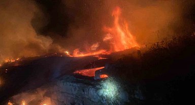 Pazaryolu'nda 5 ev, 2 ahır ve 2 samanlık yandı